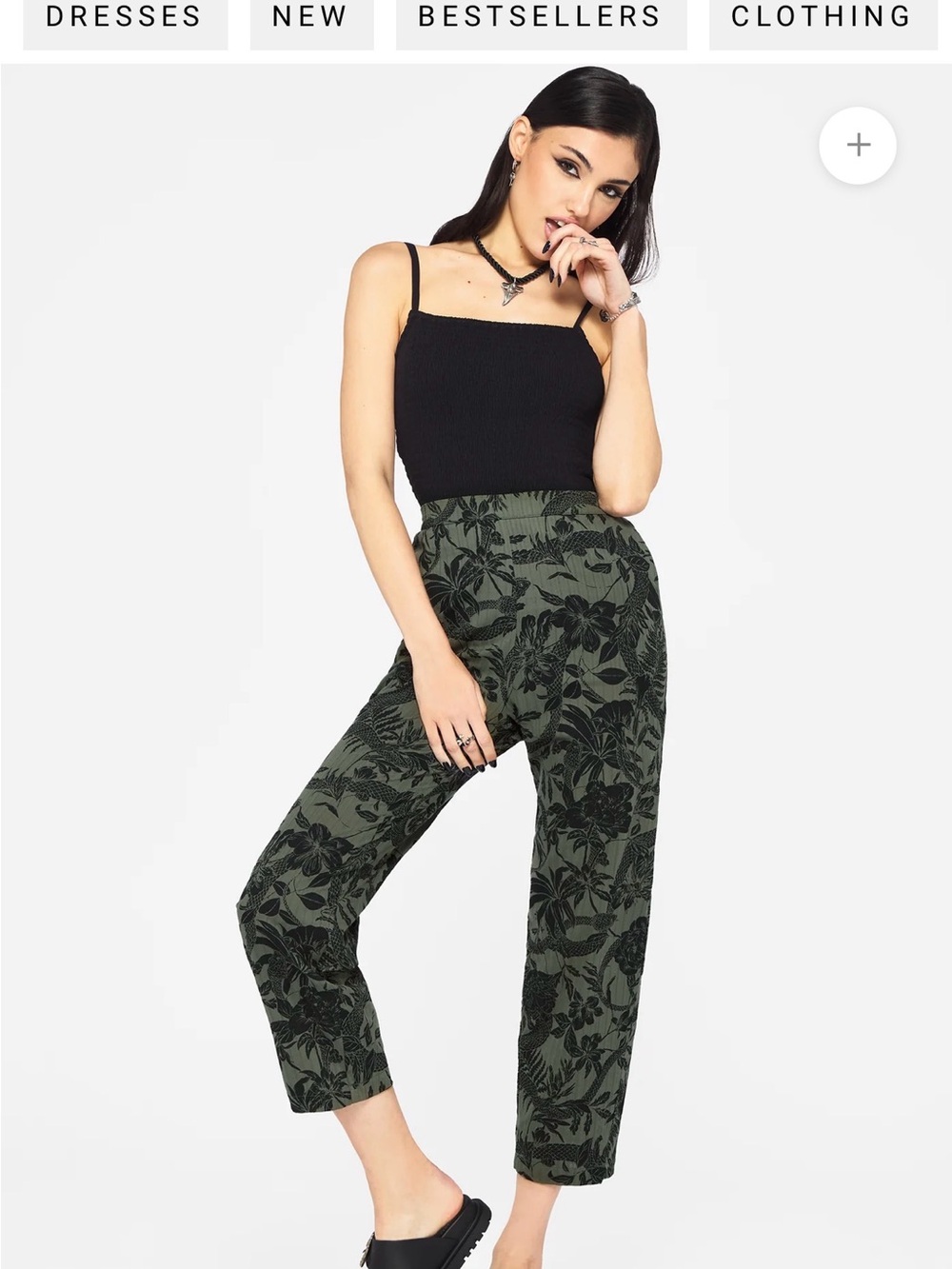 Disturbia Olive Green Bashe Set